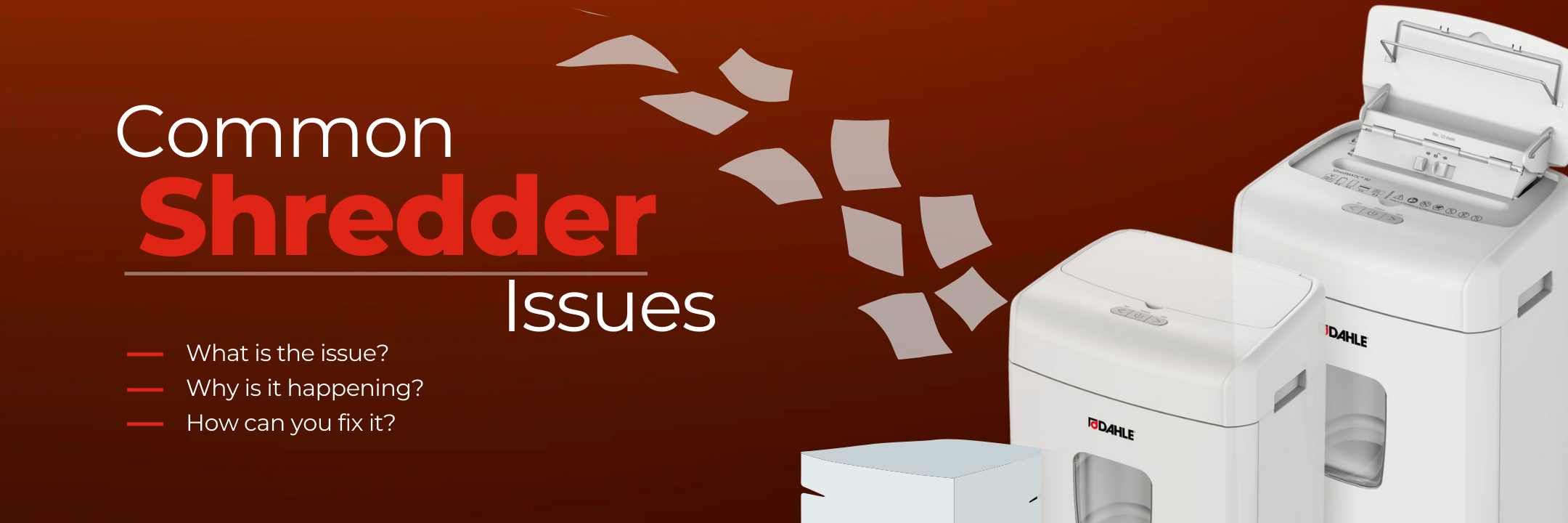 How to Troubleshoot Common Shredder Issues